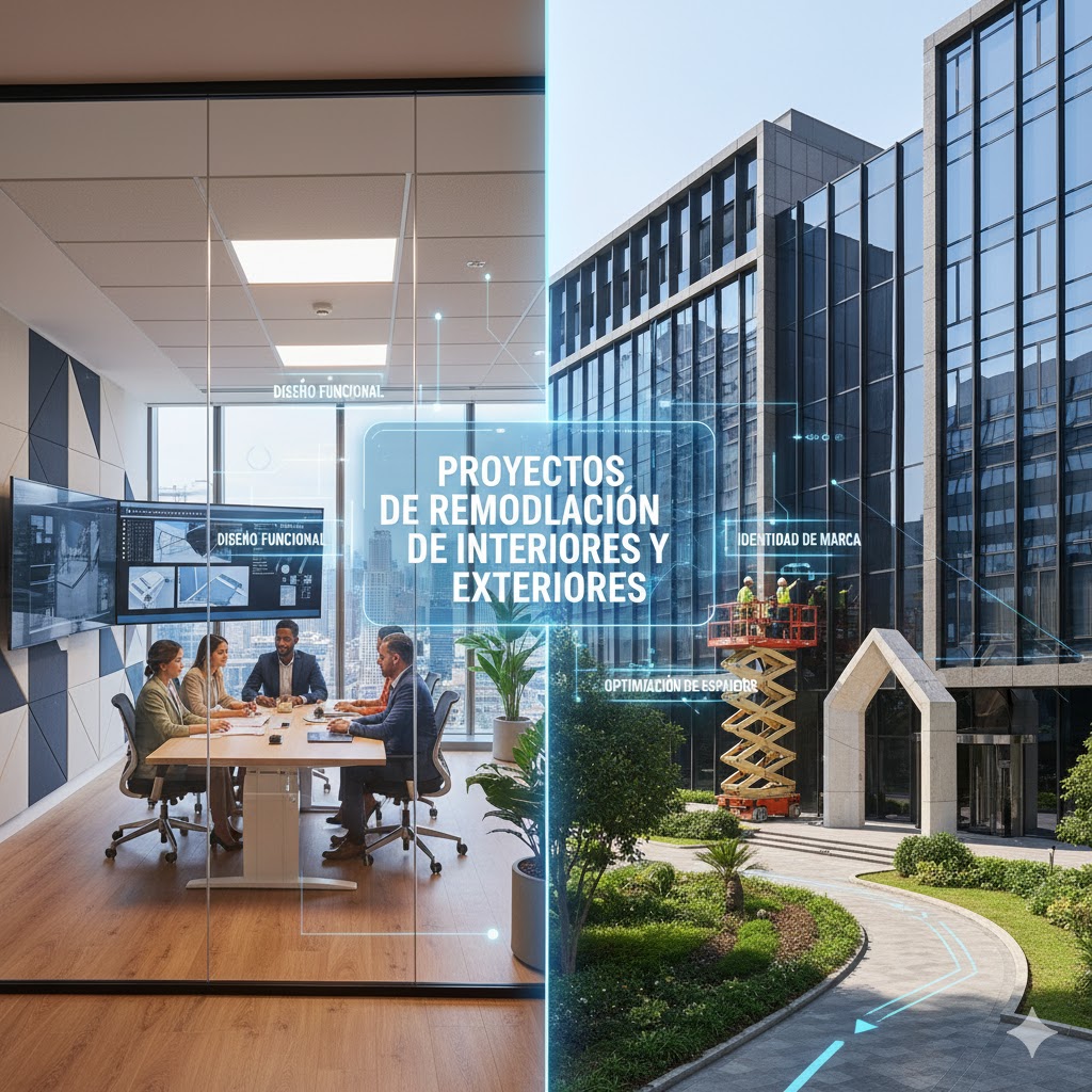Proyectos de Remodelación de Interiores y Exteriores